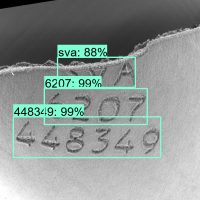 Exemple OCR sur gravures laser