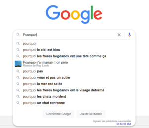 Google propose une saisie semi-automatique et intuitive pour les requêtes