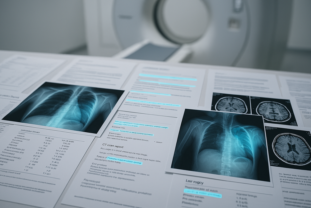 OCR, lecture optique de caractère sur des dossiers médicaux