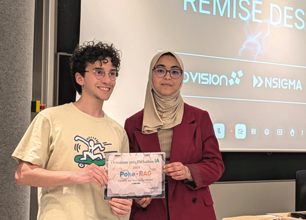 Equipe 2 gagnants du hackathon ia