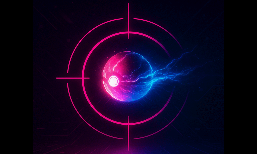 Image représentant une pokeball atteignant une cible